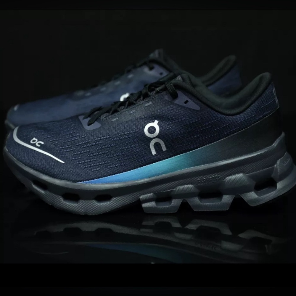 Womens On Running Cloudspark Black Blueberry US Size 7